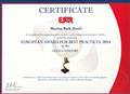 European Award For Best Practices 2014 in the Gold Category 